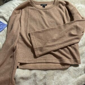 Cotton On Women's Classic Tan Crew Neck Sweater